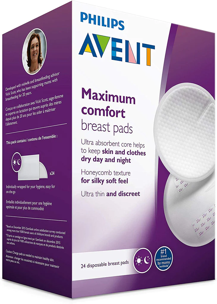 AVT254/61 Avent Disposable Breast Pads x60 – Mari Kali Stores Cyprus